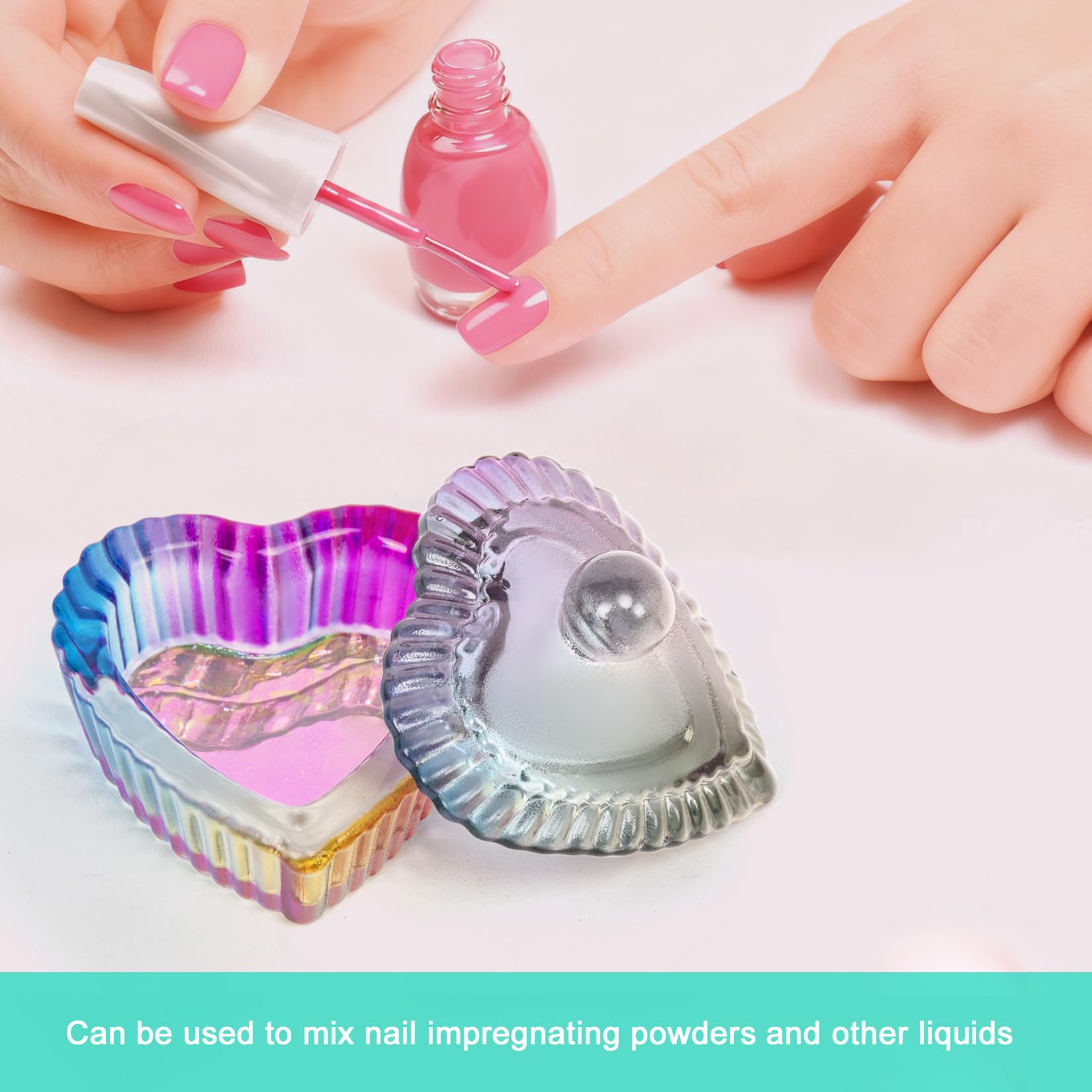 AORAEM cuenco monomero cristal para trabajos de arte de uñas precisos