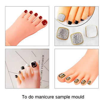 AORAEM pie de práctica para arte de uñas ideal para principiantes.