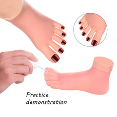 AORAEM pie de práctica en silicona suave facilita posturas realistas.