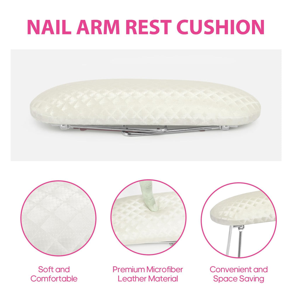 AORAEM soporte cómodo de mano, espuma de alta densidad, reduce fatiga durante la manicura