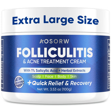 AOSORW crema foliculitis envase compacto para uso diario