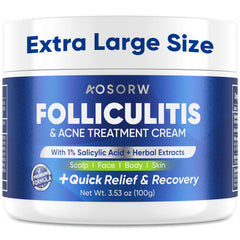 AOSORW crema foliculitis envase compacto para uso diario
