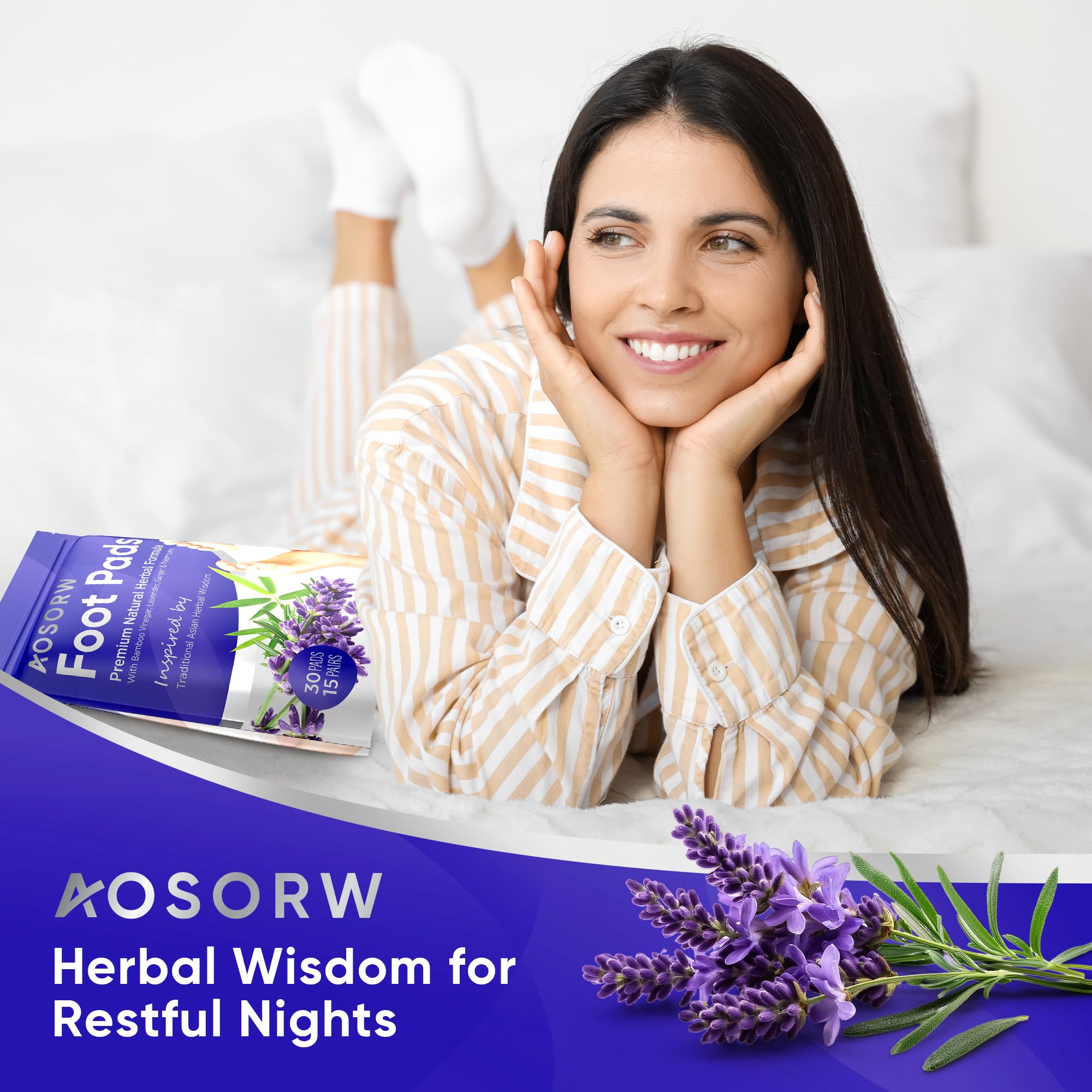 Ritual suave de aromaterapia con parches para pies
