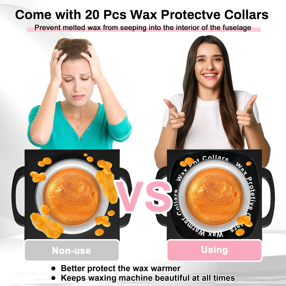 AOWOSA accesorios: 50 palitos y 20 aros para aplicar y evitar derrames.