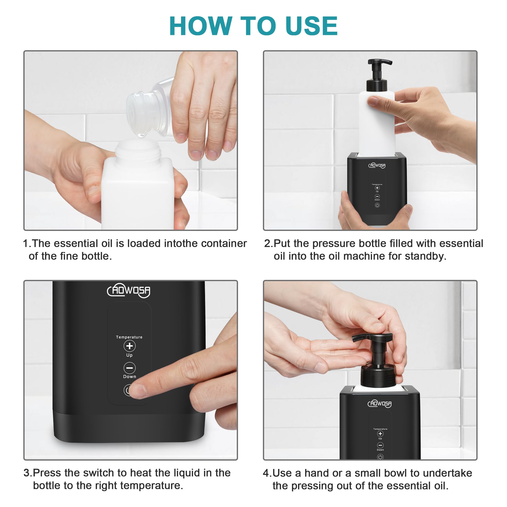 AOWOSA diseño compacto y elegante, apto para hogar y barbería.