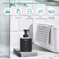 AOWOSA máquina espuma caliente, calentamiento 360°, espuma rápida y uniforme.