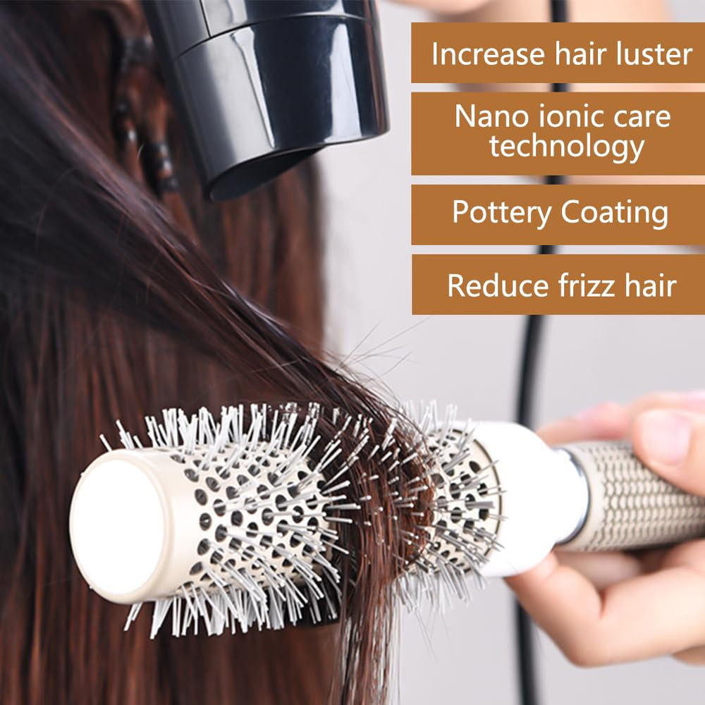 Aozzy brosse ronde 53 mm pour gestes larges et coiffage fluide