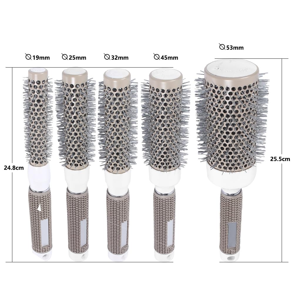 Aozzy emballage brosse ronde etiquette