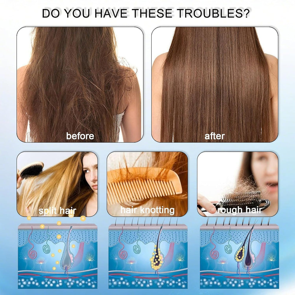 Aparthy formula with camellia oleifera seed oil nourishes the scalp.