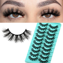 Pestañas APCYUST Visón 16 mm estilo manga para un look ligero.
