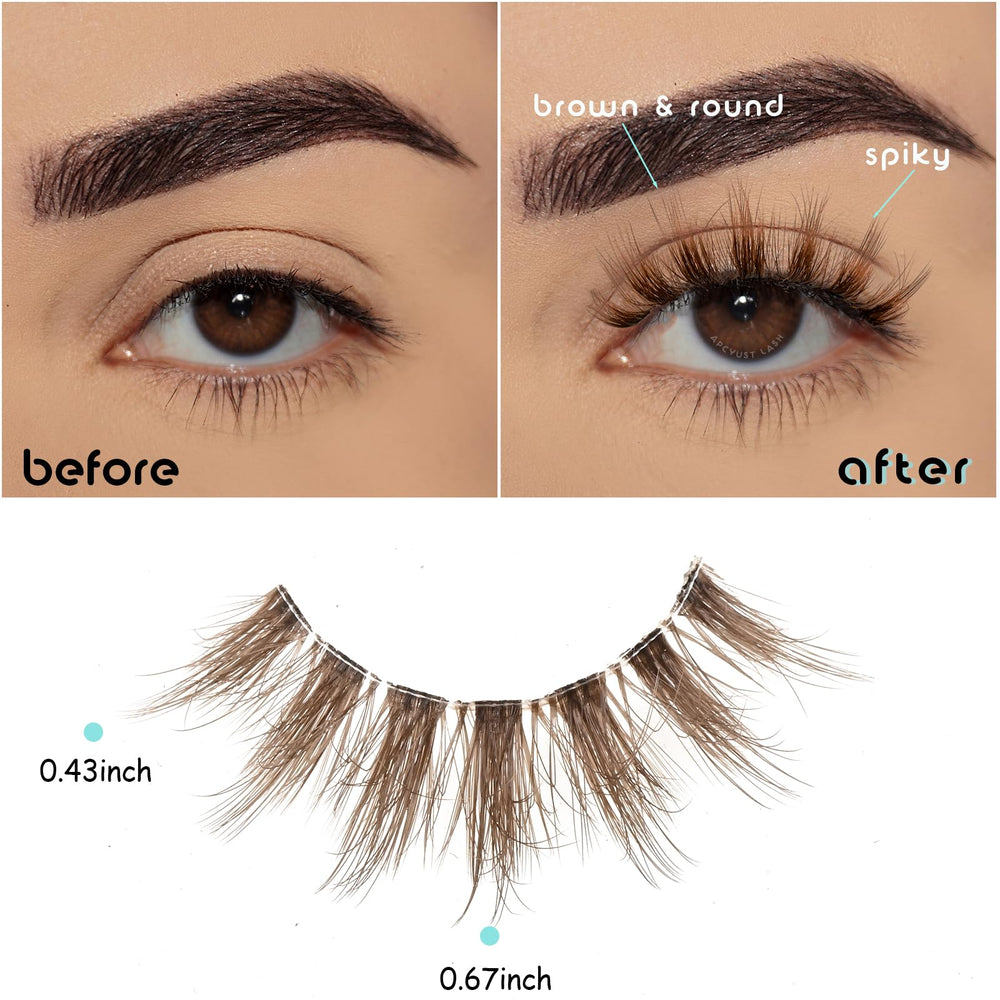 Pestañas APCYUST 17 mm para un efecto más dramático y cómodo.