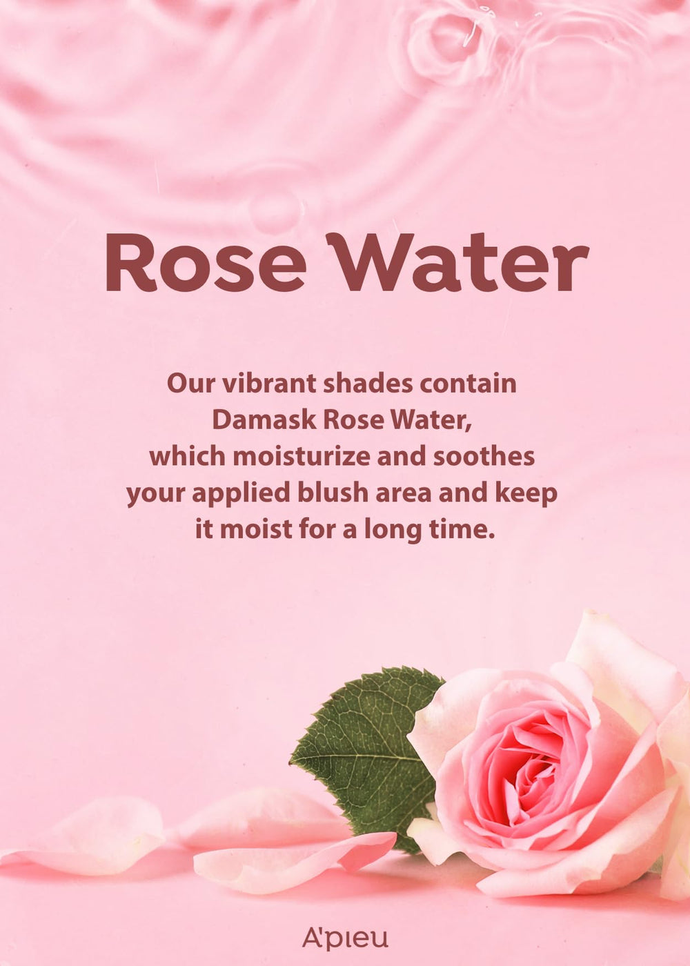 A'PIEU Juicy-Pang Water Blusher ideal para retoques rápidos durante el día.