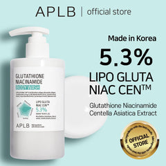 APLB espuma cremosa cubriendo la piel durante la ducha