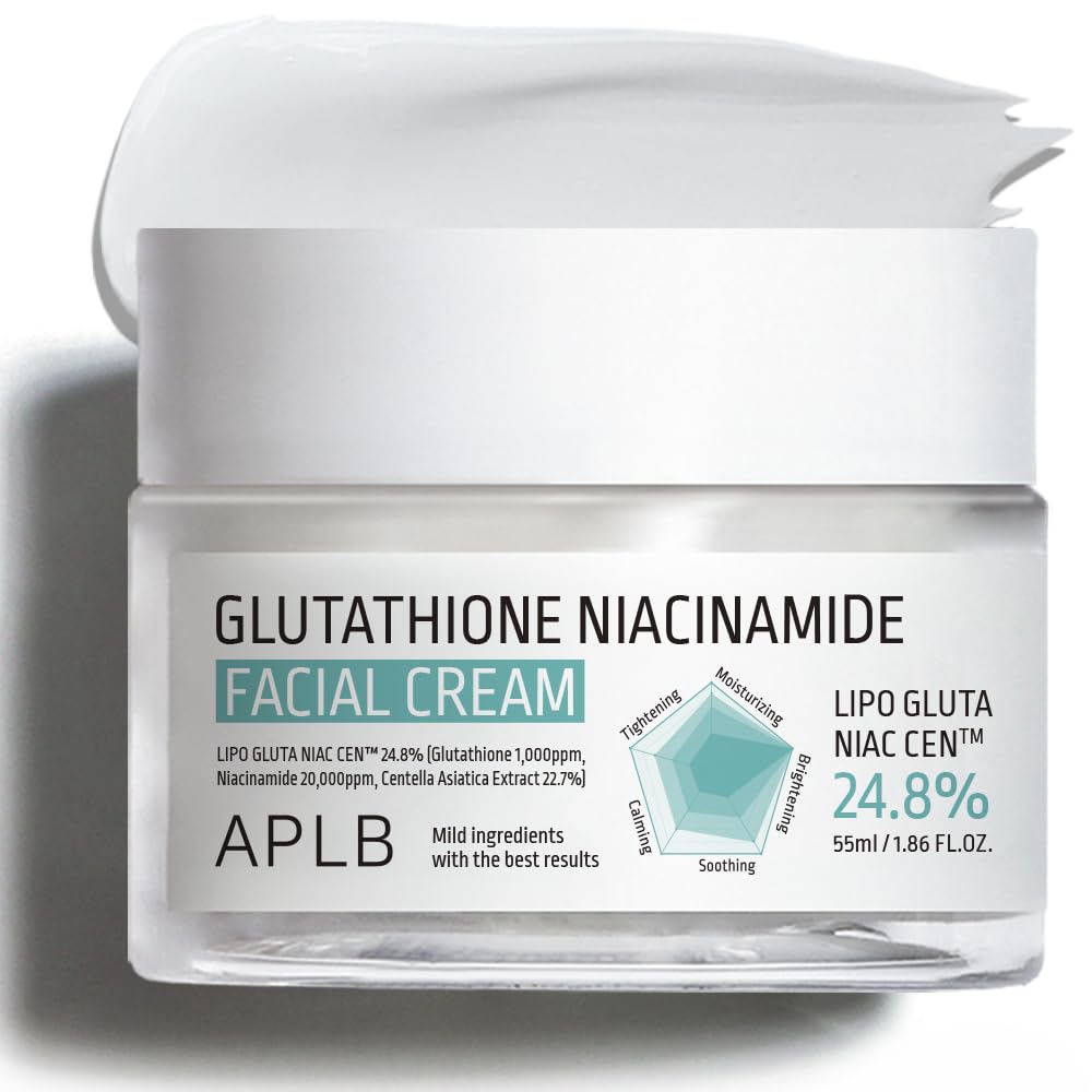 APLB LIPO GLUTA NIAC CEN crema en botella, hidratación intensiva para la piel.