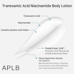 APLB Textura suave al aplicar la crema corporal.