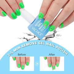 Quitagel aplica suavemente en las uñas para retirar esmalte.
