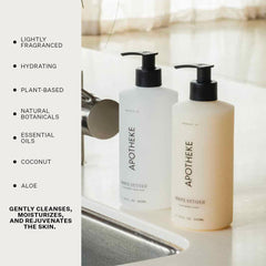 Envase de 10 oz con diseño limpio para cocina o baño.