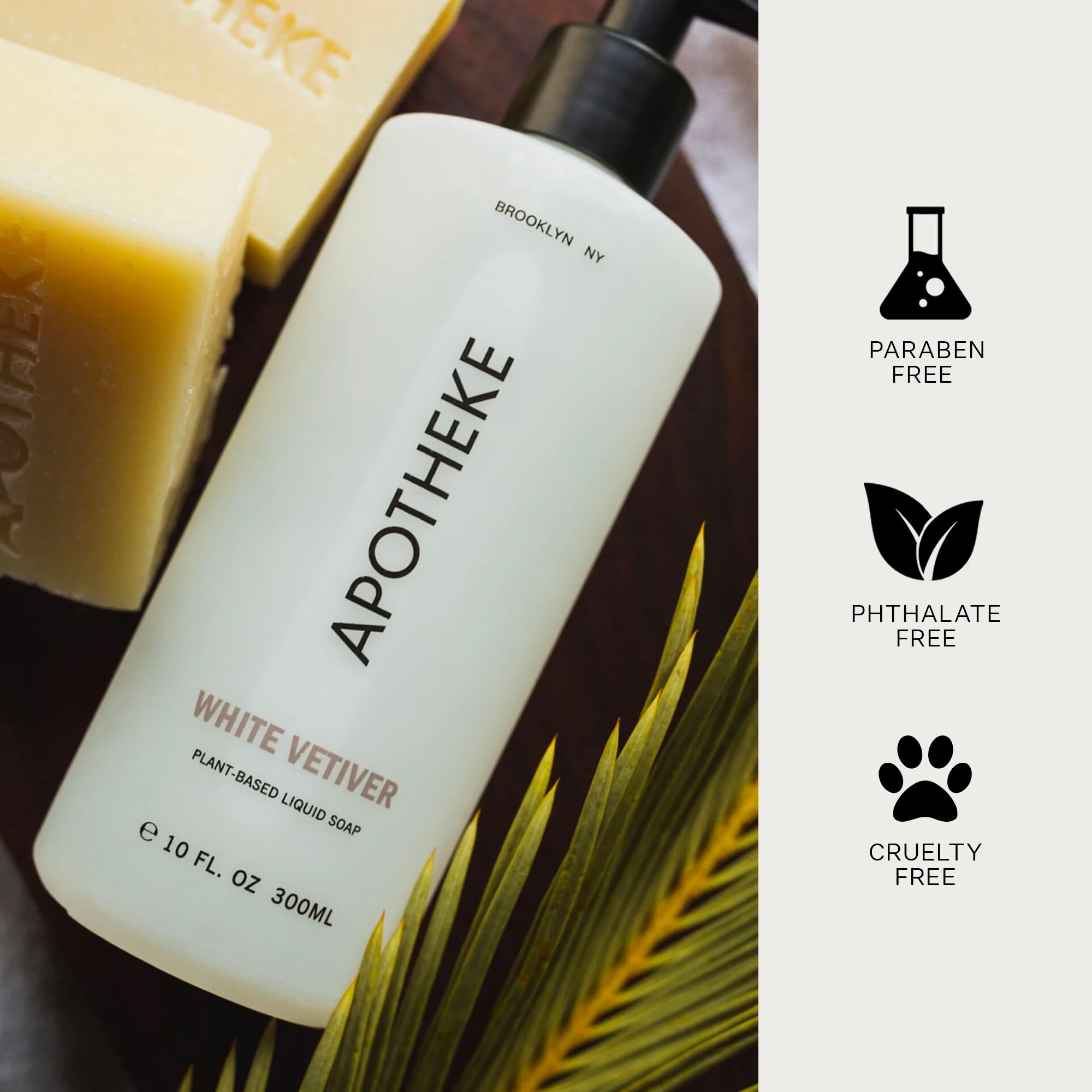 Fragancia elegante de White Vetiver aporta frescura sutil.