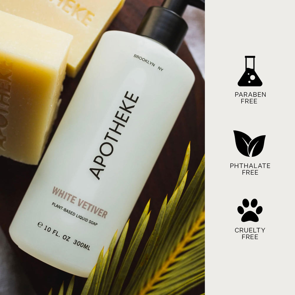 Fragancia elegante de White Vetiver aporta frescura sutil.