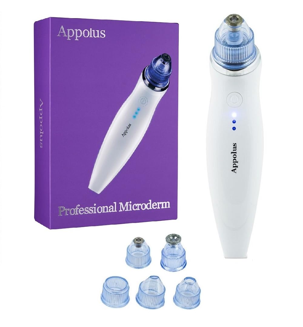 Appolus diamante microdermo facial: mejora textura facial y suaviza la piel.
