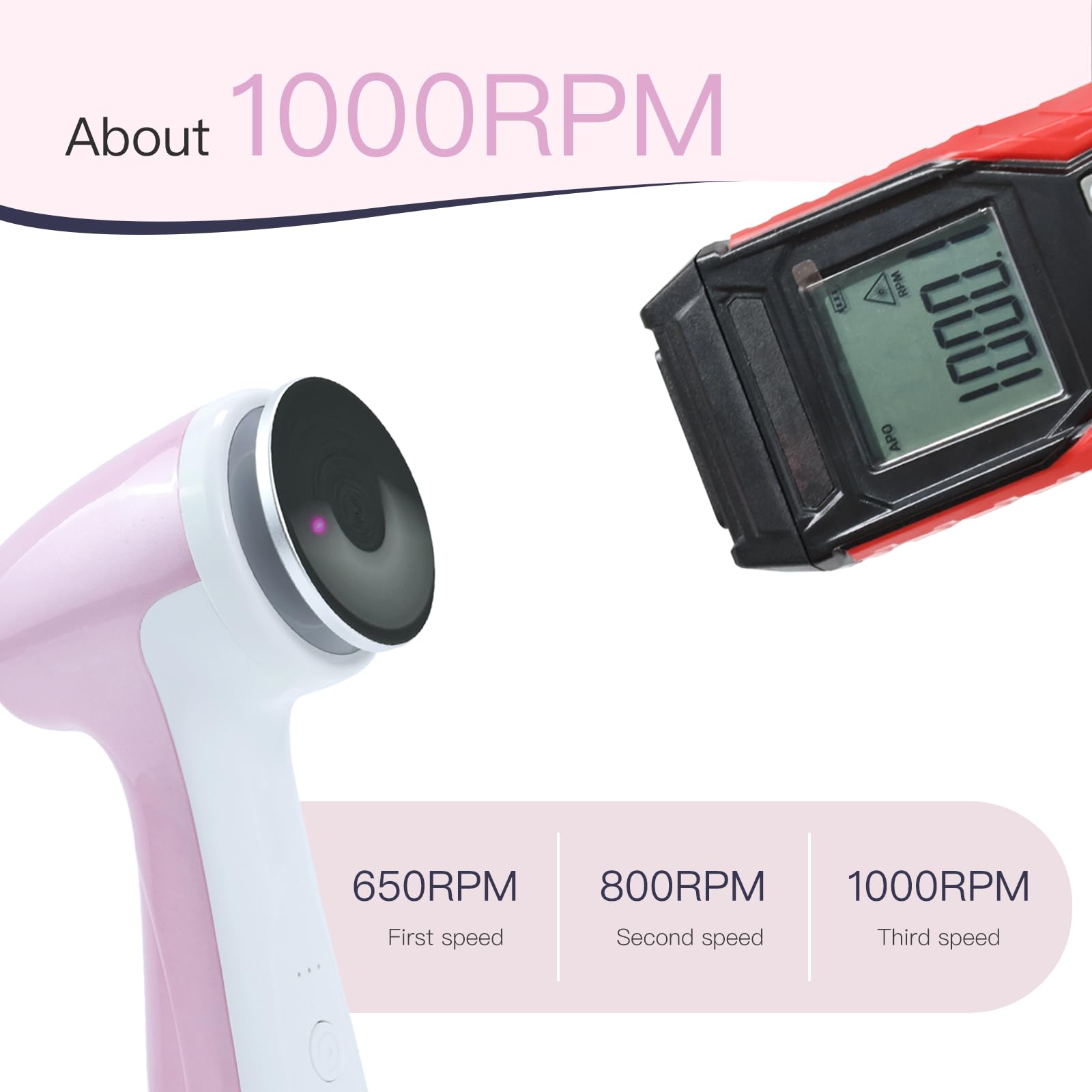 APRELM E7 batería de 1500 mAh, funcionamiento prolongado sin recargas.