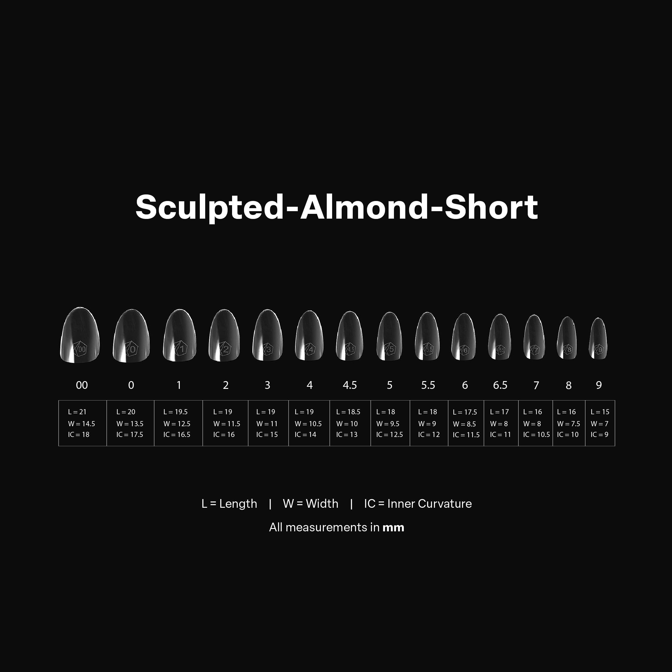 APRÉS Gel-X Almond: borde libre más grueso para mayor durabilidad.