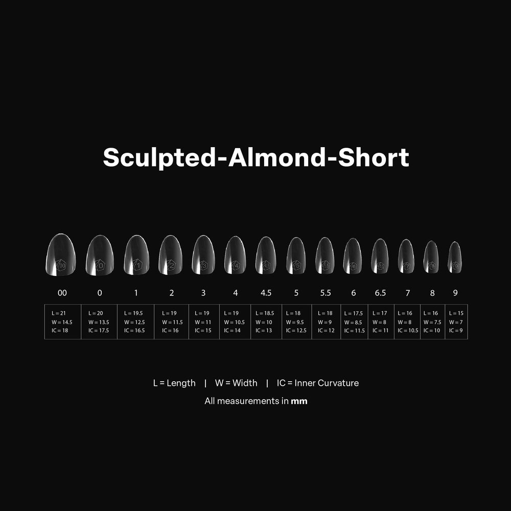 APRÉS Gel-X Almond: borde libre más grueso para mayor durabilidad.