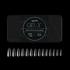 APRÉS Gel-X embouts Gel-X amandes pour extensions naturelles et faciles à poser.