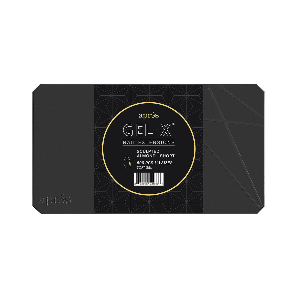 APRÉS Gel-X, caja de puntas de gel esculturadas en almendra para extensiones duraderas y fáciles de aplicar