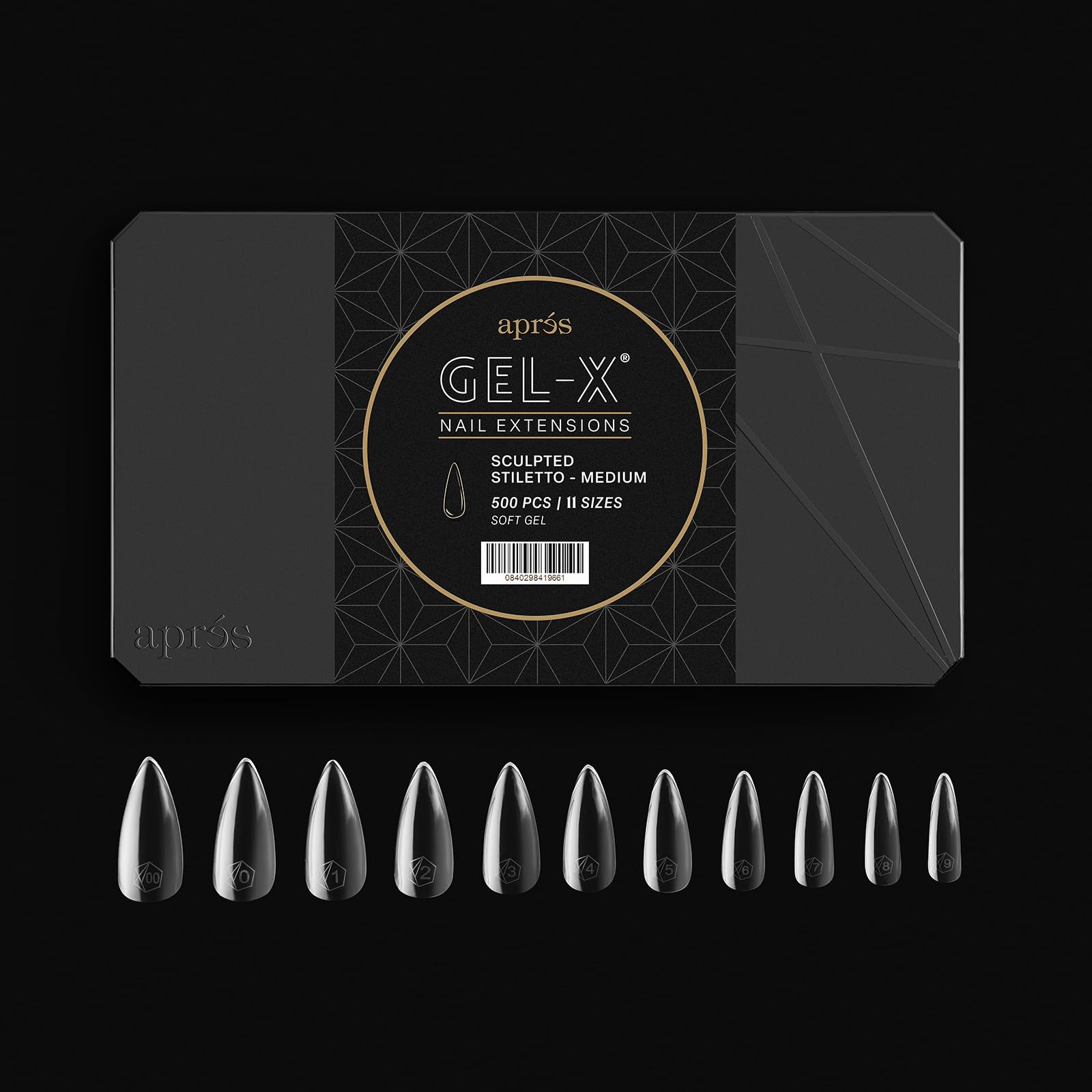 Tailles 00 à 9 pour un ajustement précis des ongles.