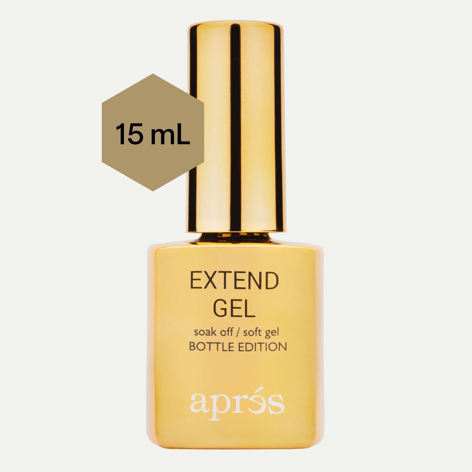 APRÉS Gel Extendido con aplicador incluido para uso preciso.