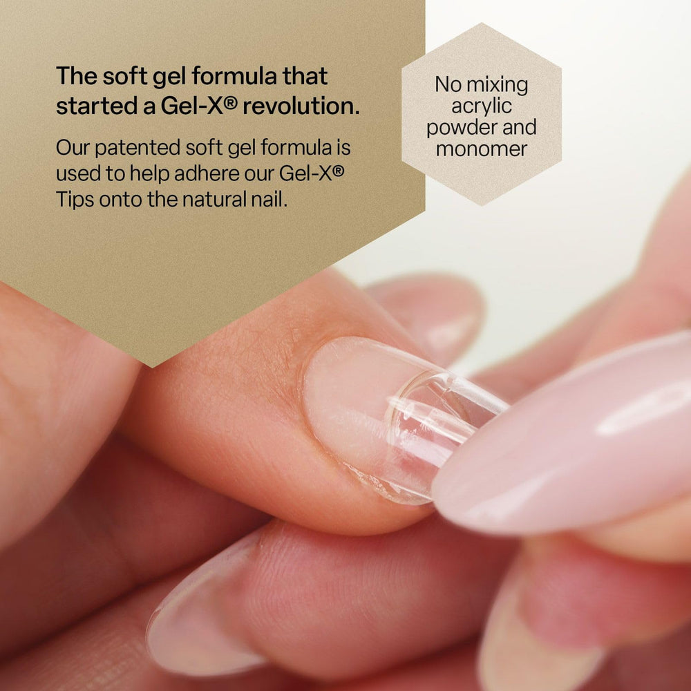 Resultados profesionales de uñas Gel-X en casa con 15 ml.