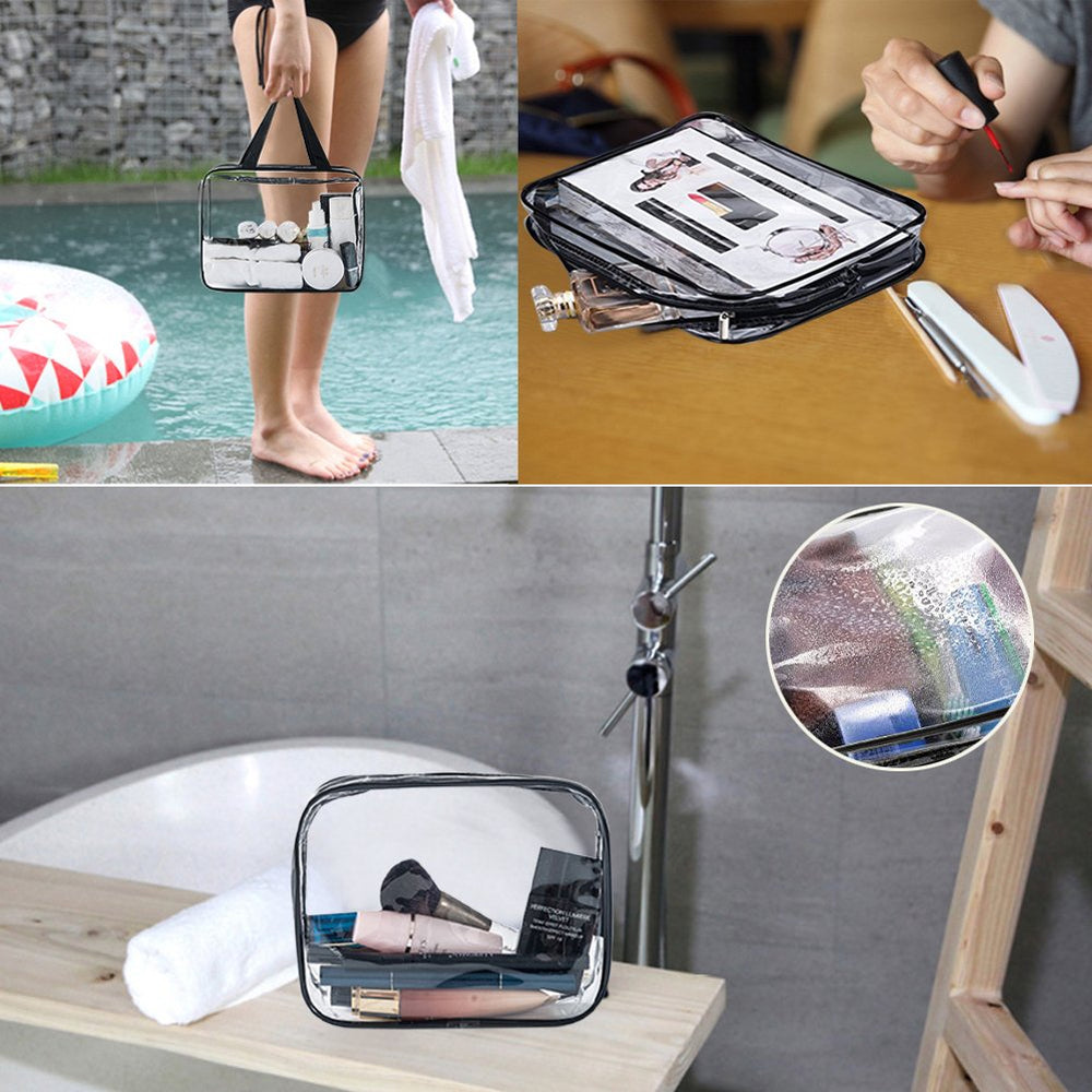 APREUTY bolsa transparente para perfumes, protege frascos y facilita el acceso