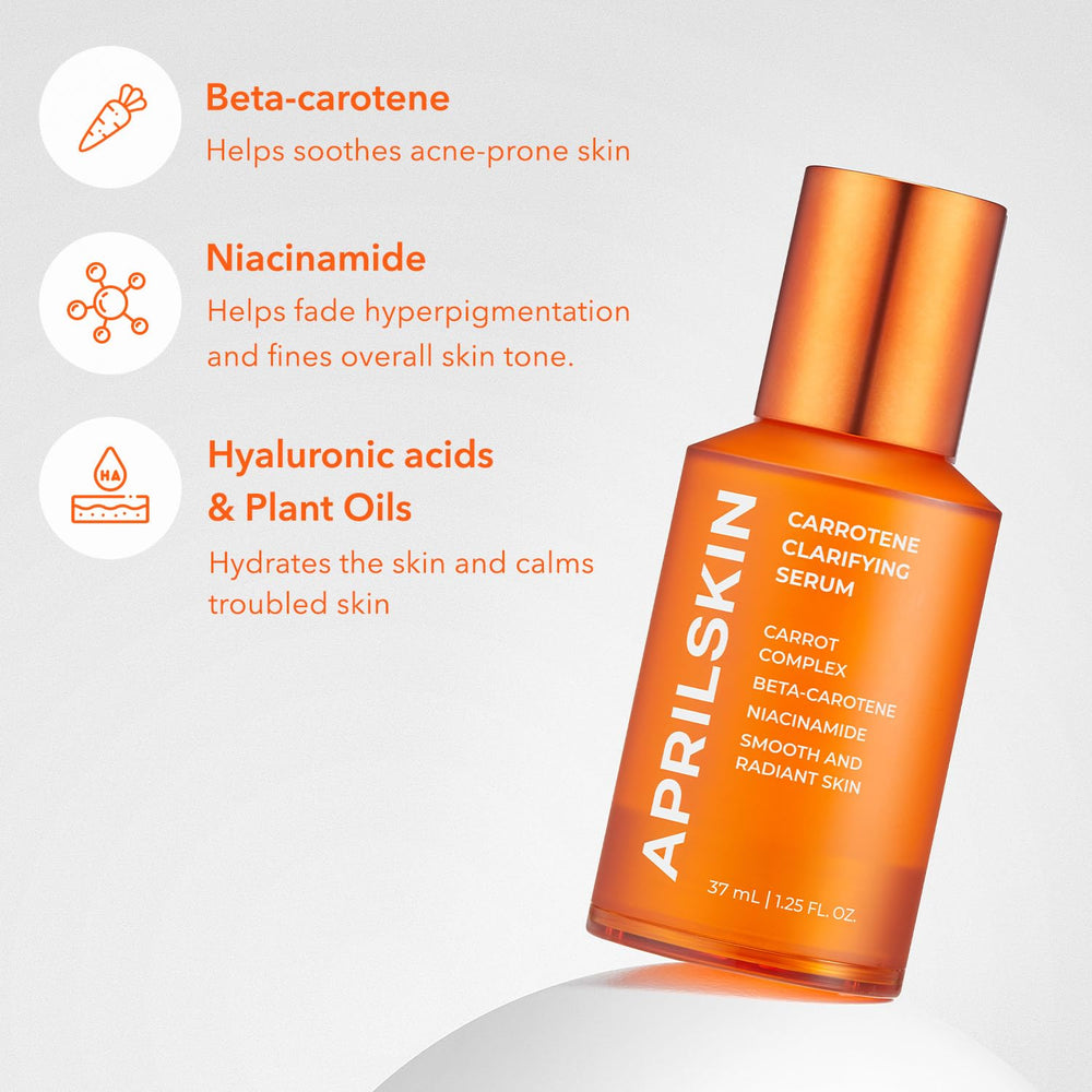 APRILSKIN Carrotene aceites vegetales para calmar piel sensible.