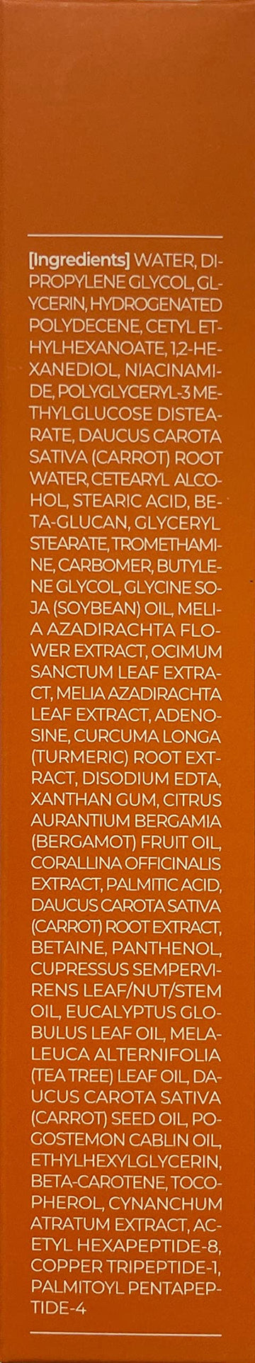 Fórmula no comedogénica de APRILSKIN Carrotene Clarifying Cream para poros