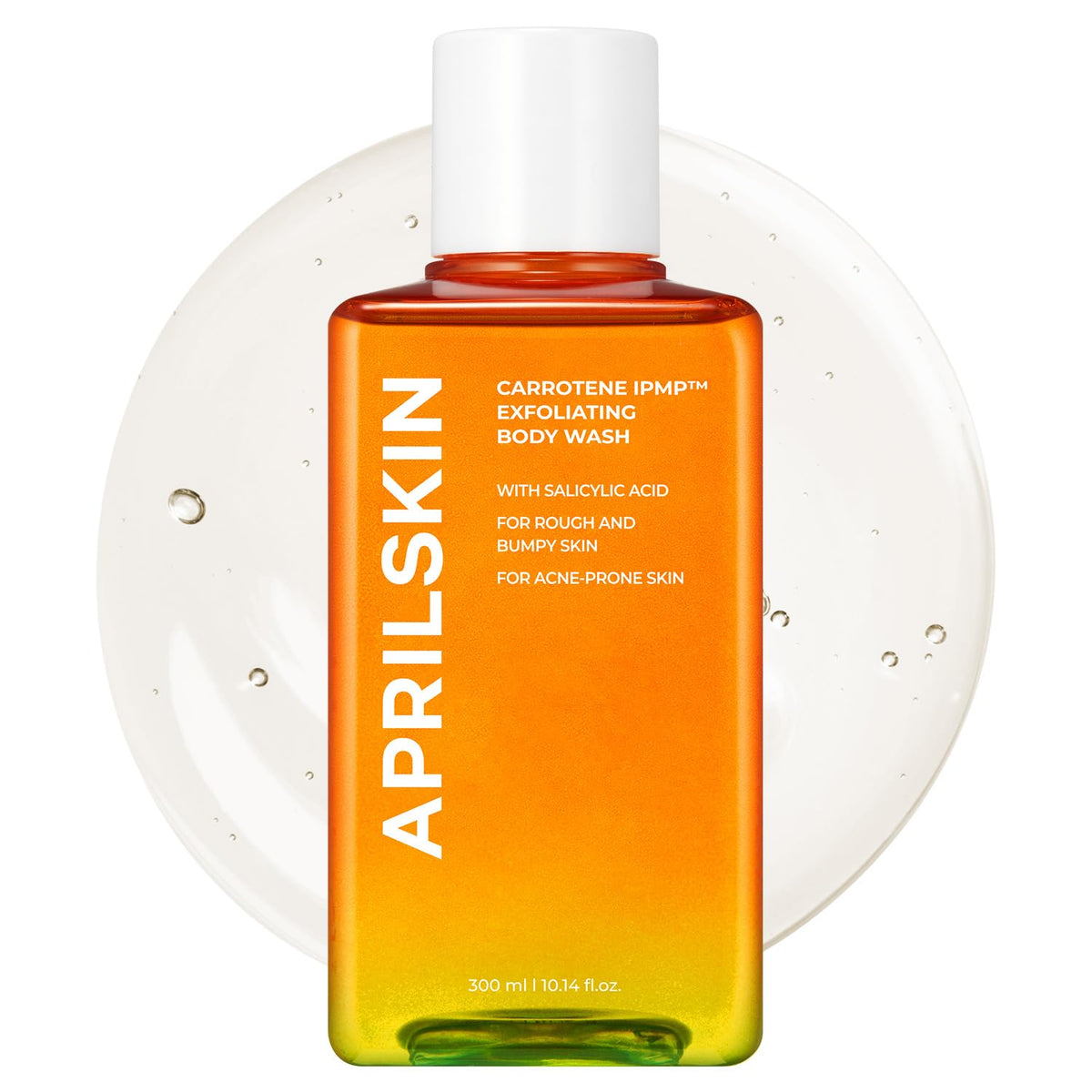 APRILSKIN Carrotene IPMP exfoliante corporal en botella para exfoliar suavemente la piel