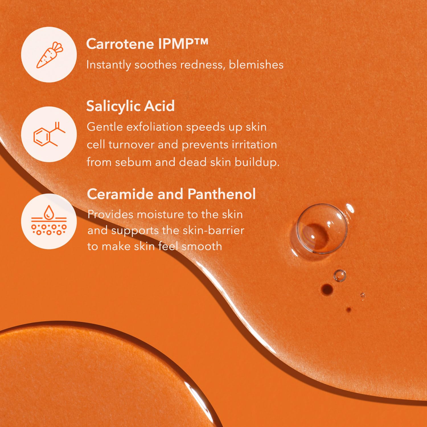 Envase limpio y sin fragancia de APRILSKIN Carrotene IPMP