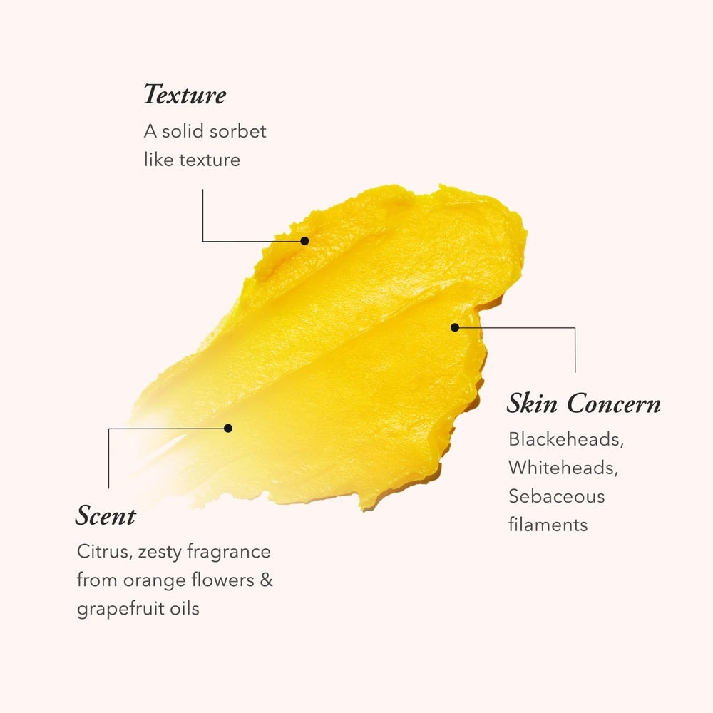 APRILSKIN Carrotene IPMP Hydromelt: aroma cítrico de pomelo que aporta frescura durante la limpieza.