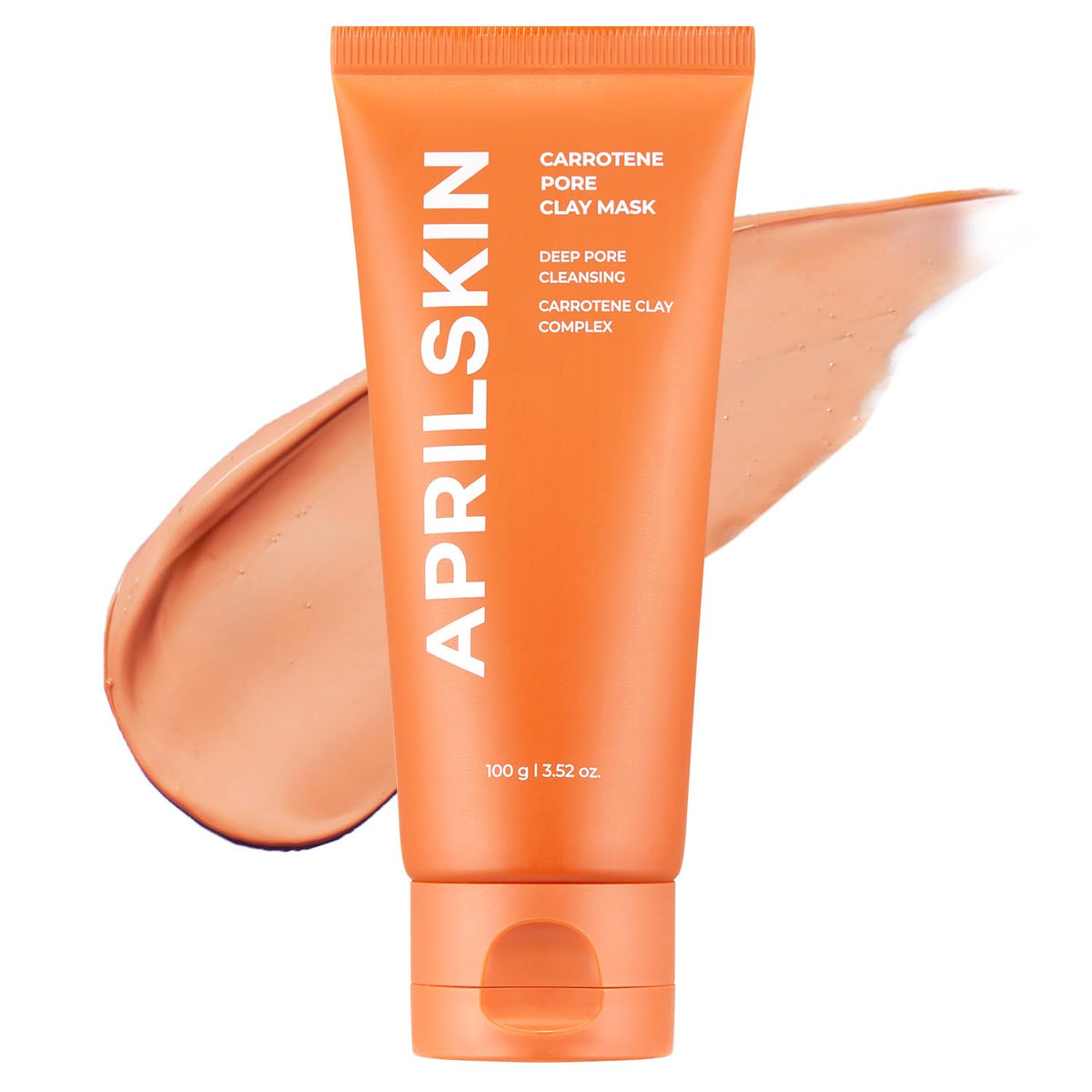 APRILSKIN Carrotene IPMP, textura densa de arcilla que se seca en 3 minutos para poros.