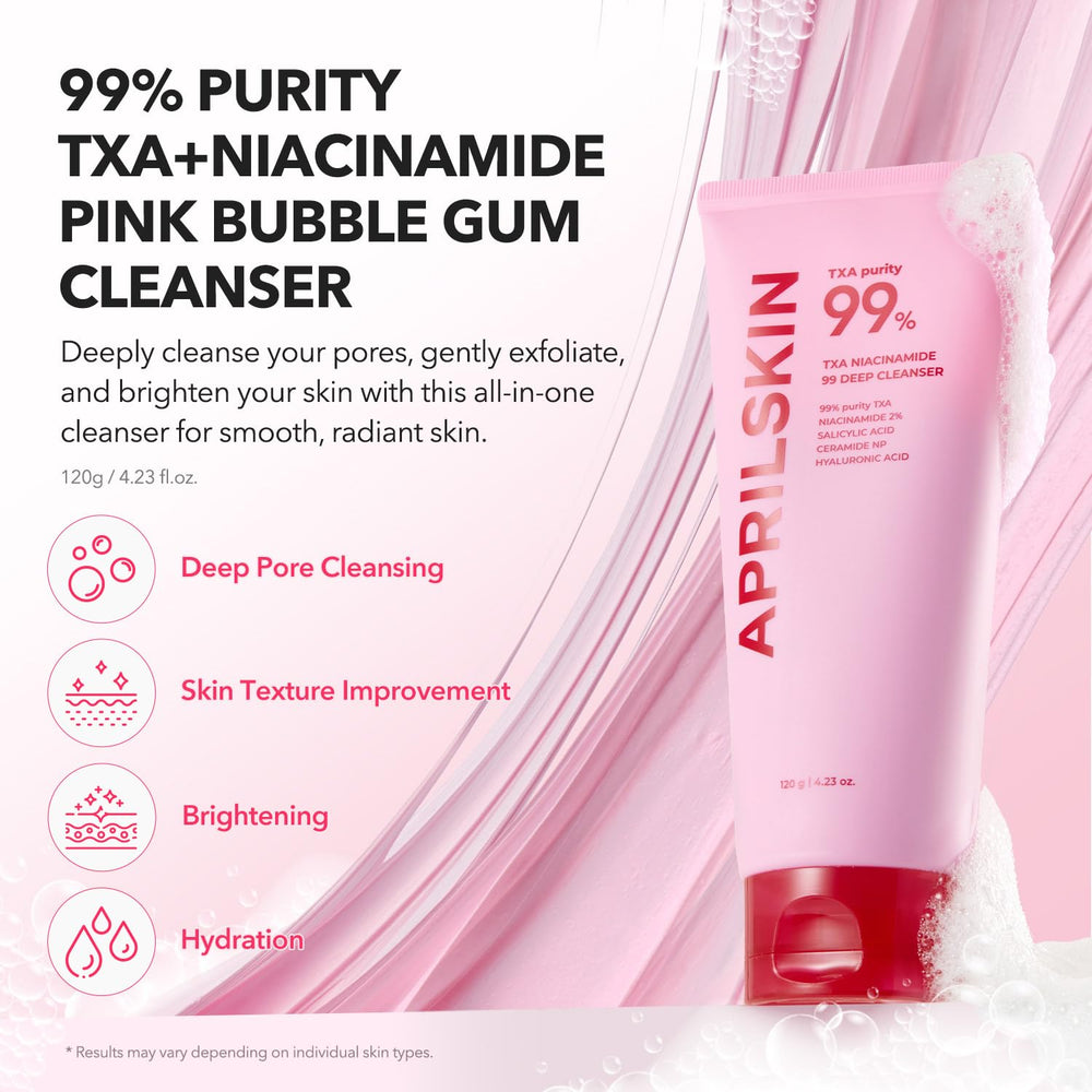 APRILSKIN TXA Niacinamida 99 cuida los poros para una piel suave.