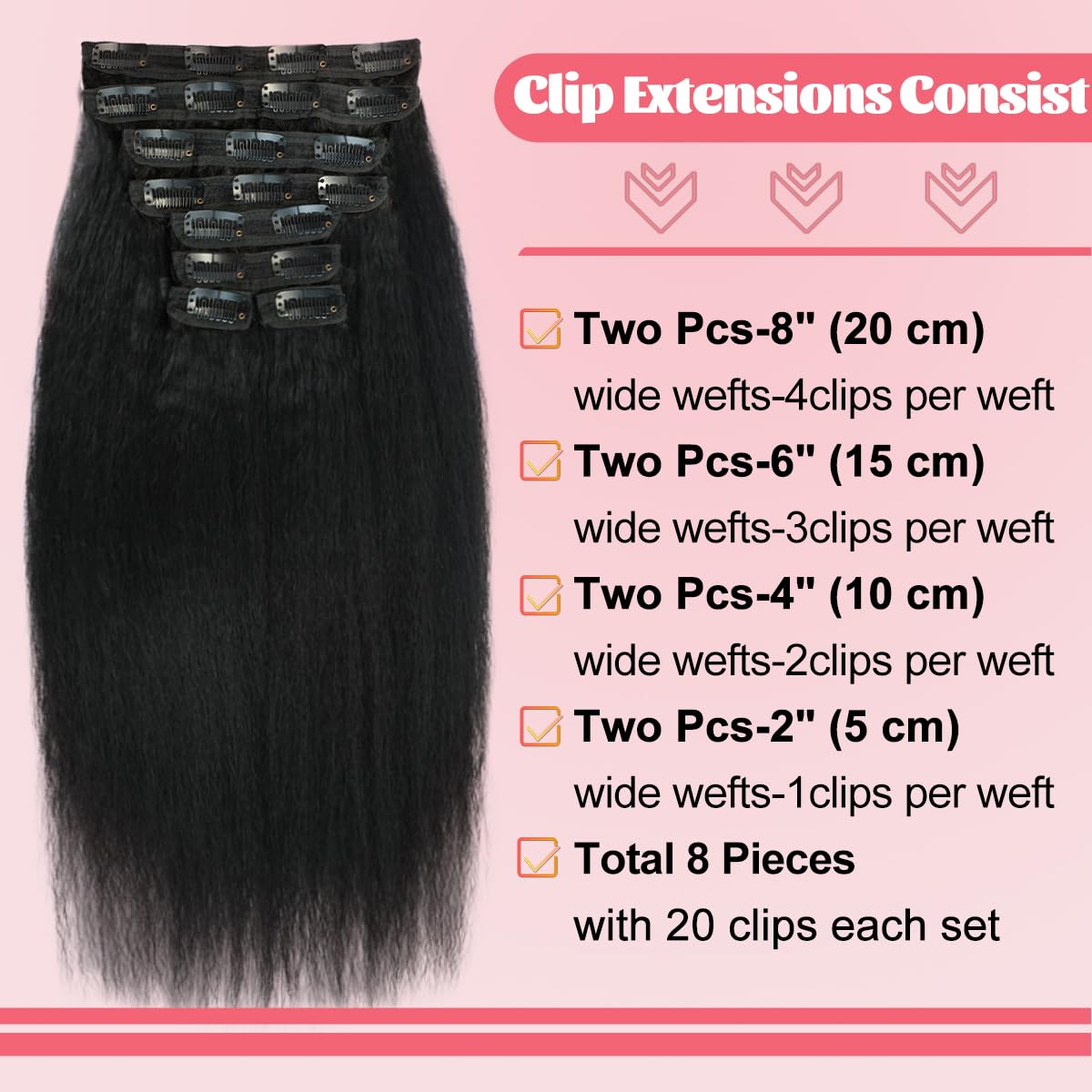Aqifai doble weft para mayor volumen y durabilidad.