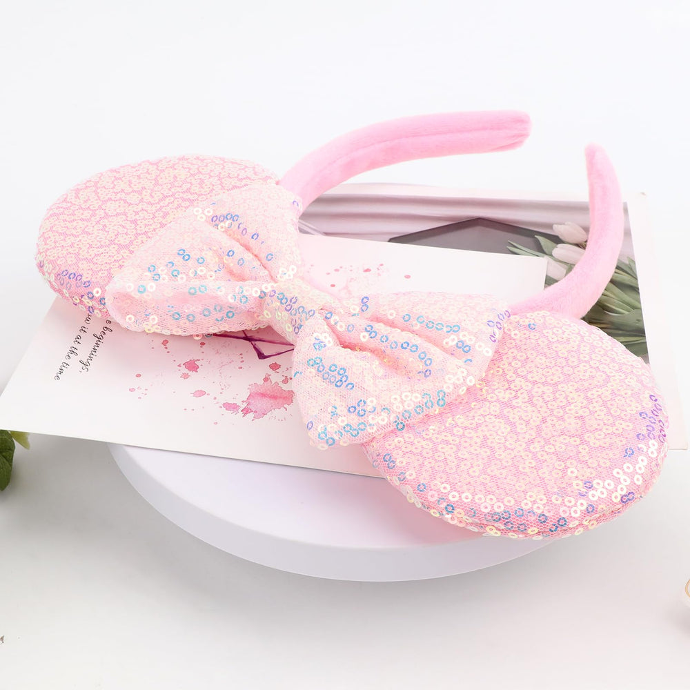 AQOKKA lazo grande en diadema, detalle llamativo para cosplay.