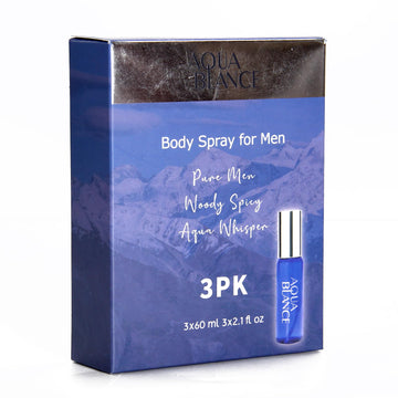 AQUA BLANCE aplicación rápida en cuello y muñecas para retoques discretos.