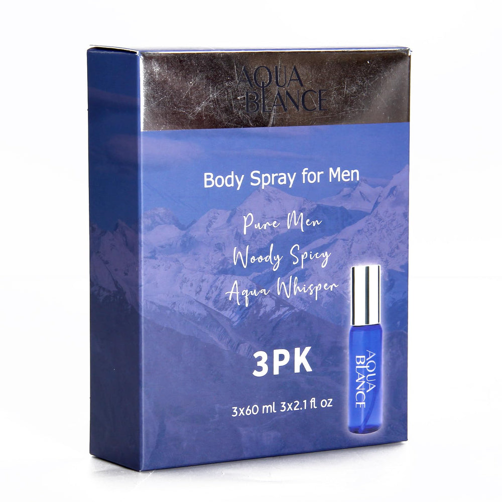 AQUA BLANCE aplicación rápida en cuello y muñecas para retoques discretos.