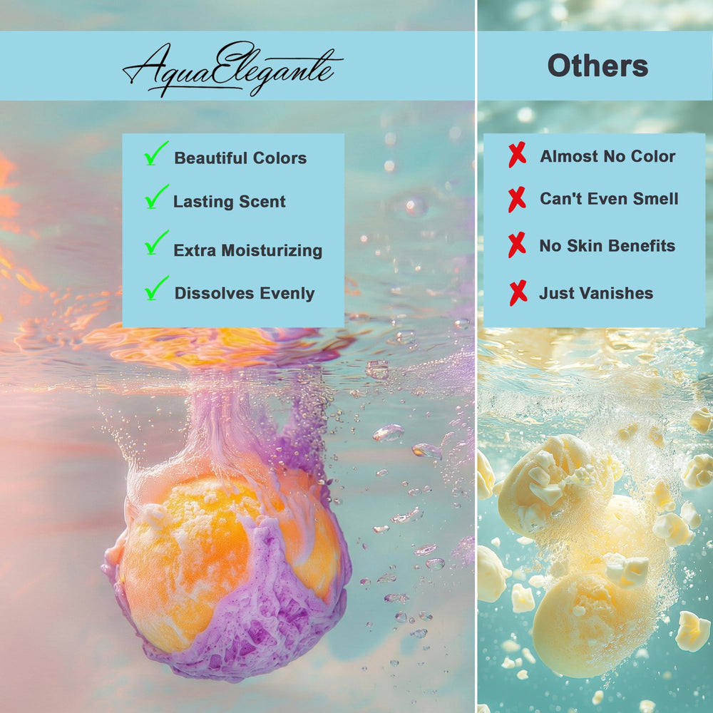 Bombes bain menthe-gingembre Aqua Elegante — réveil vivifiant.
