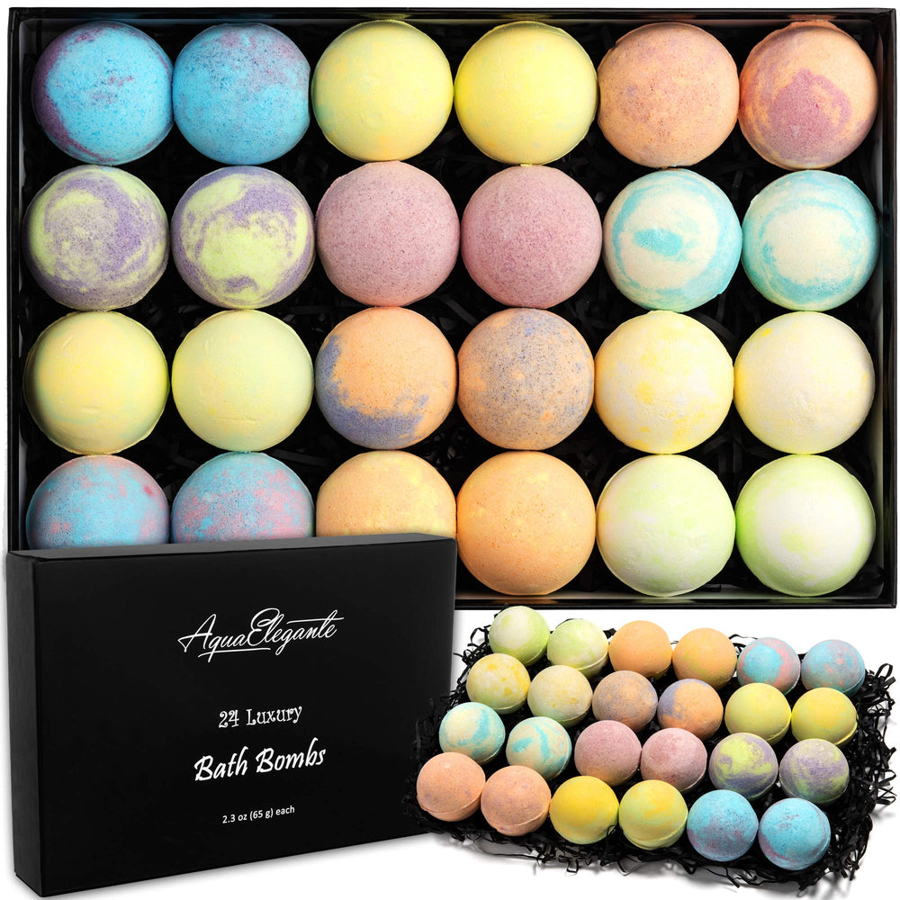 Aqua Elegante Bombes bain océan lavande: parfum durable et détente prolongée.