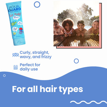 Aqua Guard hecho en California: calidad local para el cuidado del cabello infantil.
