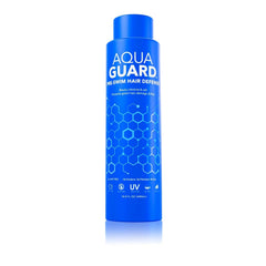 AQUA GUARD Pré-Nage Capillaire – bouteille montrant la protection du chlore