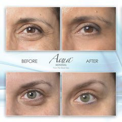 Aqua Mineral gel con té verde e ingredientes naturales para ojos.