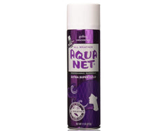 Aqua Net laca para el cabello frontal muestra el envase para fijación rápida durante todo el día